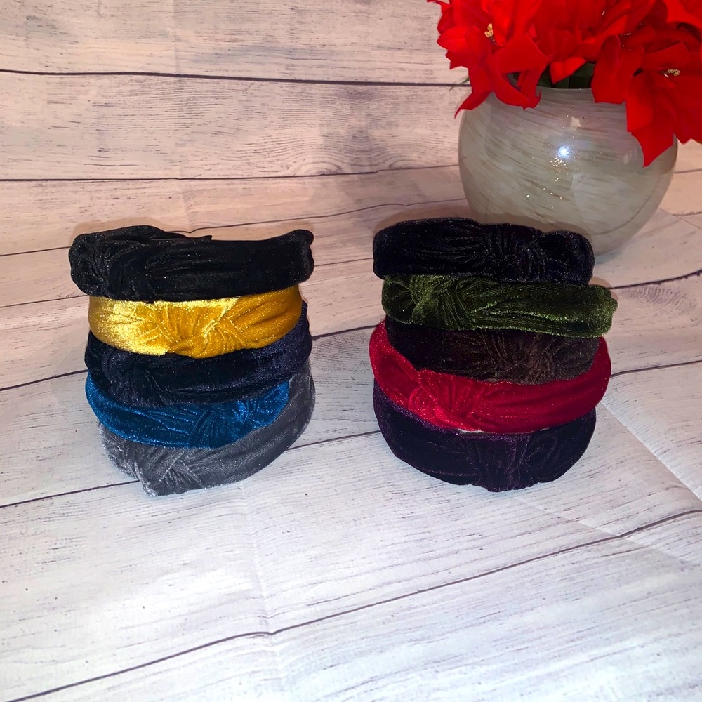 2 for $10 Girls Velvet Headbands